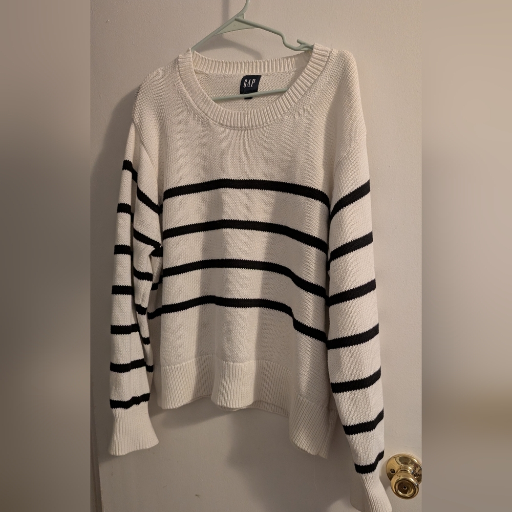 Striped Black and White Sweater
